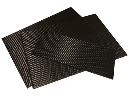 Błyszcząca płyta z włókna węglowego 3K Twill Surface